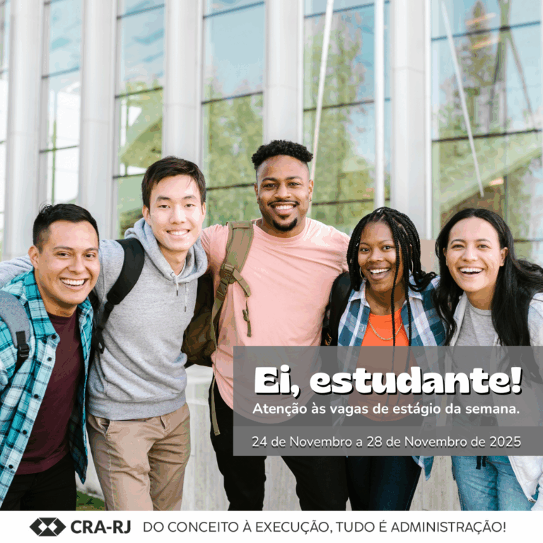 Vagas da semana (24 de novembro a 28 de novembro)