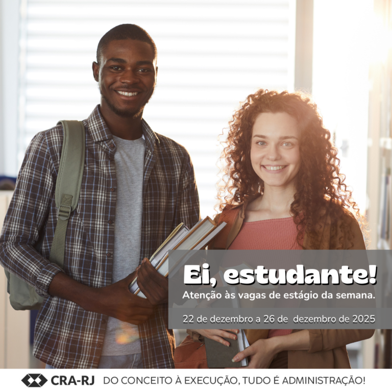 Vagas da semana (22 de dezembro a 26 de dezembro)