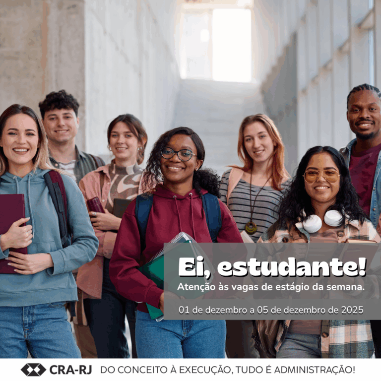 Vagas da semana (01 de dezembro a 05 de dezembro)